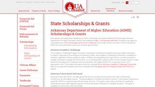 
                            10. State Scholarships & Grants | University of Arkansas Cossatot ...