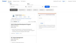 
                            9. State Street Jobs, Employment in Boston, MA | Indeed.com