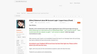 
                            8. Statement about Mi Account Login / Logout Issue (Fixed) - Beta ...