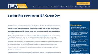 
                            12. Station Registration for IBA Career Day – Indiana ...