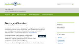 
                            2. Statista jetzt lizenziert – biblioblog - Blogs@FU-Berlin - Freie ...