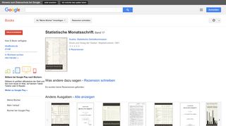 
                            4. Statistische Monatsschrift