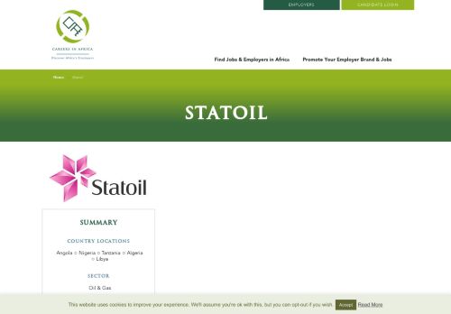 
                            7. Statoil - Careers in Africa