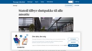 
                            8. Statoil tilbyr sluttpakke til alle ansatte - Stavanger Aftenblad