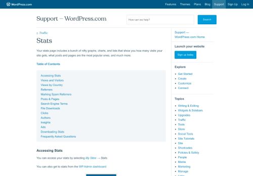 
                            10. Stats — Support — WordPress.com