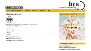 
                            3. Stattauto Kassel | bcs Bundesverband CarSharing e.V.
