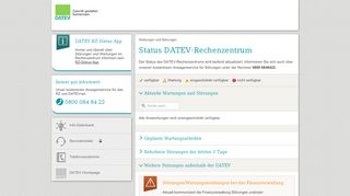 
                            12. Status DATEV-Rechenzentrum
