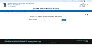 
                            8. Status of Declared and Verified ODF Villages - Swachh Bharat Mission ...