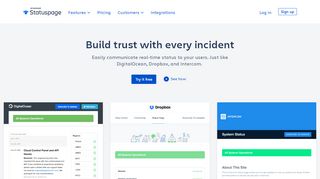 
                            9. Statuspage | Hosted Status Pages for Your Company