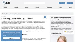 
                            12. Statusrapport: Visma og eFaktura - Vitari