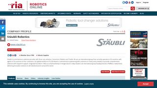 
                            6. Stäubli Robotics - Robotic Industries Association