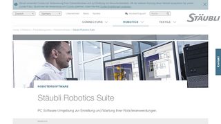 
                            3. Stäubli Robotics Suite - Staubli