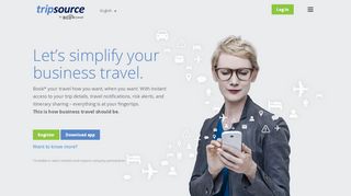 
                            12. Stay in control of your business travel with Tripsource.