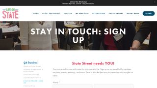 
                            7. Stay in touch: Sign Up — Life on State