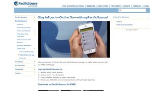 
                            9. Stay InTouch—On the Go—with myPacificSource!