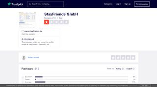 
                            12. StayFriends GmbH Reviews | Read Customer Service Reviews of ...