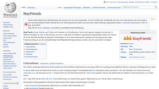 
                            8. StayFriends – Wikipedia