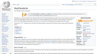 
                            5. StayFriends.de - Wikipedia