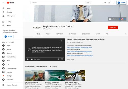 
                            9. Stayhard - Men´s Style Online - YouTube