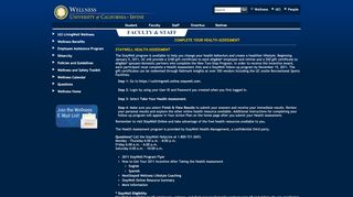 
                            10. StayWell Health Assessment - UC Irvine - Wellness