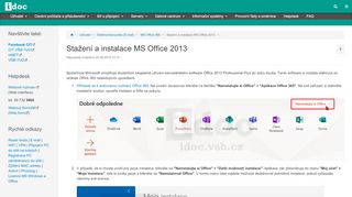 
                            8. Stažení a instalace MS Office 2013 (uzivatel.email.office365 ... - VŠB