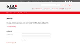 
                            2. STB-Login | Schwäbischer Turnerbund