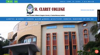 
                            9. St.Claret College,Bangalore