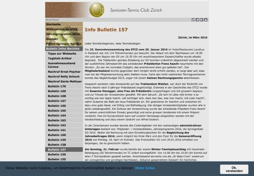 
                            8. STCZ: Info Bulletin 157