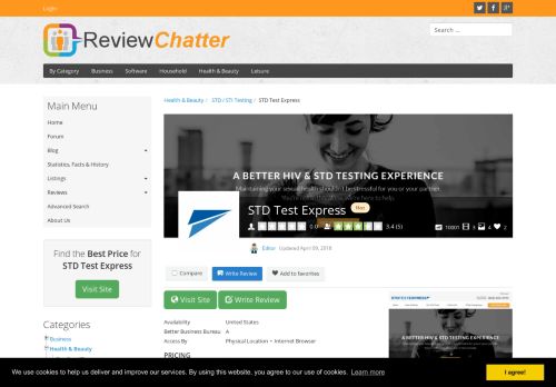 
                            5. STD Test Express - Review Chatter