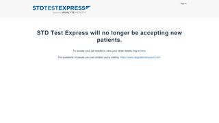 
                            1. STD Test Express: STD Testing - Fast HIV Testing