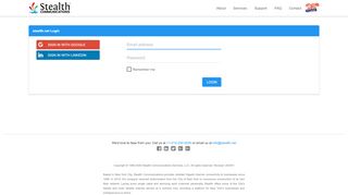 
                            9. stealth.net login - Online Portal - Stealth Communications