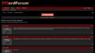 
                            3. Steam account hack attempt | [H]ard|Forum