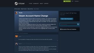 
                            6. Steam Account Name Change :: Help and Tips - Steam Community
