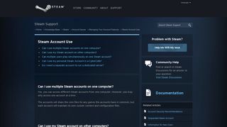 
                            2. Steam Account Use - Managing Your Account Features ...