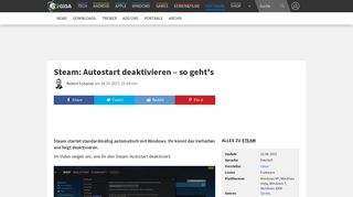 
                            8. Steam: Autostart deaktivieren – so geht's – GIGA