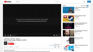 
                            6. Steam Client Login Problem Fix 2018 - YouTube