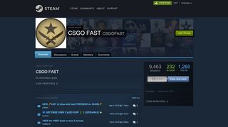 
                            5. Steam Community :: Group :: CSGO FAST