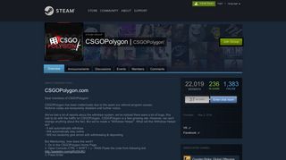 
                            8. Steam Community :: Group :: CSGOPolygon |