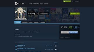 
                            5. Steam Community :: Group :: Society.GG