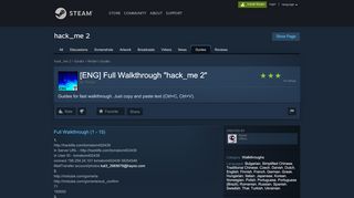
                            2. Steam Community :: Guide :: [ENG] Full Walkthrough 