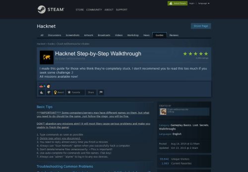 
                            3. Steam Community :: Guide :: Hacknet Step-by-Step Walkthrough