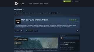 
                            10. Steam Community :: Guide :: How To: Guild Wars & Steam