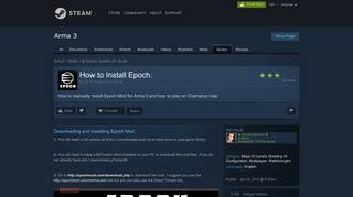 
                            3. Steam Community :: Guide :: How to Install Epoch.