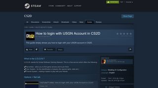 
                            6. Steam Community :: Guide :: How to login with USGN Account in CS2D