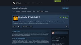 
                            9. Steam Community :: Guide :: How to play GTA IV in 2019