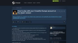 
                            11. Steam Community :: Guide :: How to play with your Crossfire Europe ...