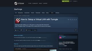 
                            5. Steam Community :: Guide :: How to: Setup a Virtual LAN with Tunngle