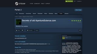 
                            6. Steam Community :: Guide :: Secrets of old ApertureScience.com