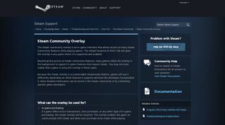 
                            5. Steam Community Overlay - The Steam Community ... - Steam Support