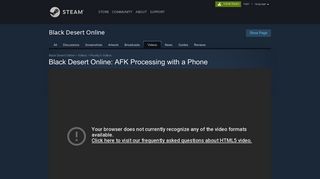 
                            9. Steam Community :: Video :: Black Desert Online: AFK Processing with ...